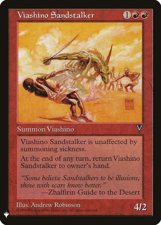 MTG Card Title: Viashino Sandstalker PLST/VIS-100
