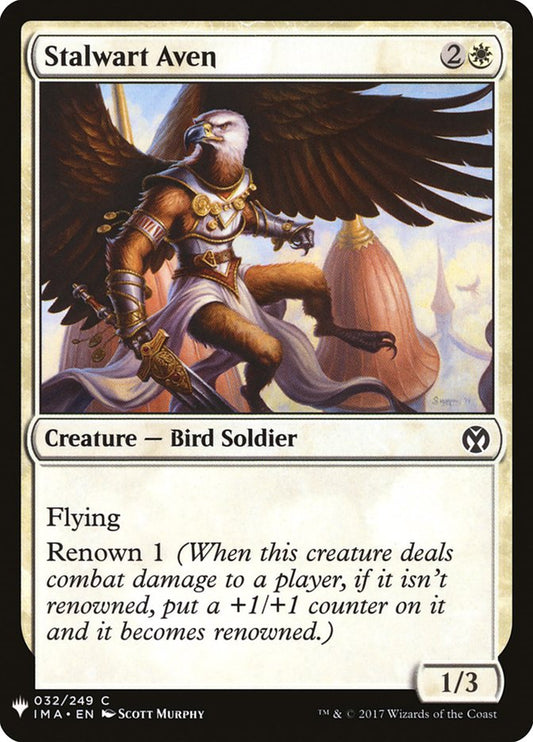 MTG Card Title: Stalwart Aven PLST/IMA-32