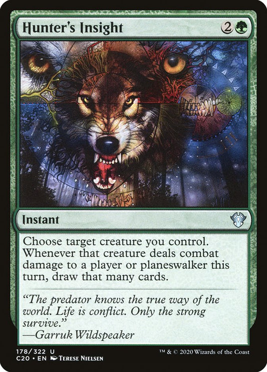 MTG Card Title: Hunter's Insight C20/178