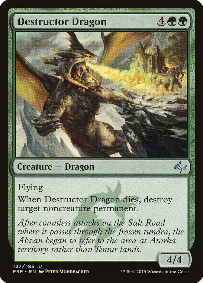 MTG Card Title: Destructor Dragon FRF/127