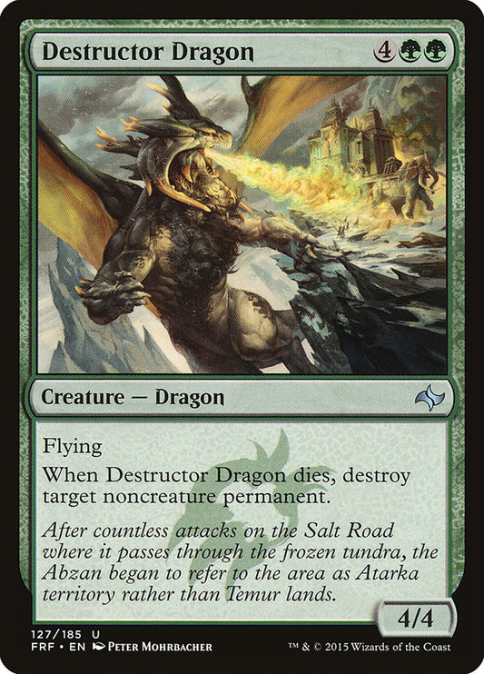 MTG Card Title: Destructor Dragon FRF/127