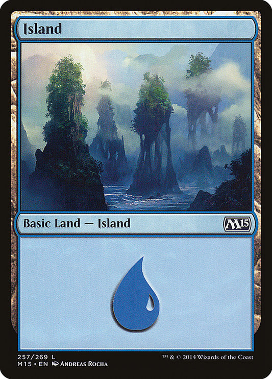 MTG Card Title: Island M15/257