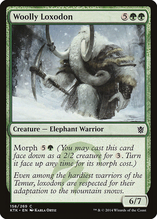 MTG Card Title: Woolly Loxodon KTK/158