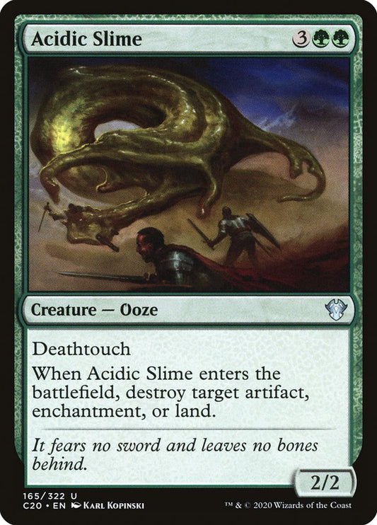 MTG Card Title: Acidic Slime C20/165