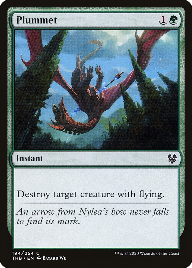 MTG Card Title: Plummet THB/194
