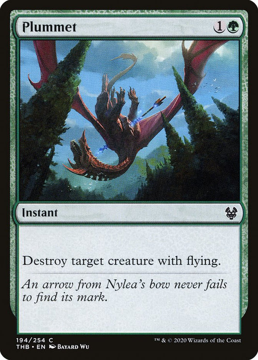 MTG Card Title: Plummet THB/194