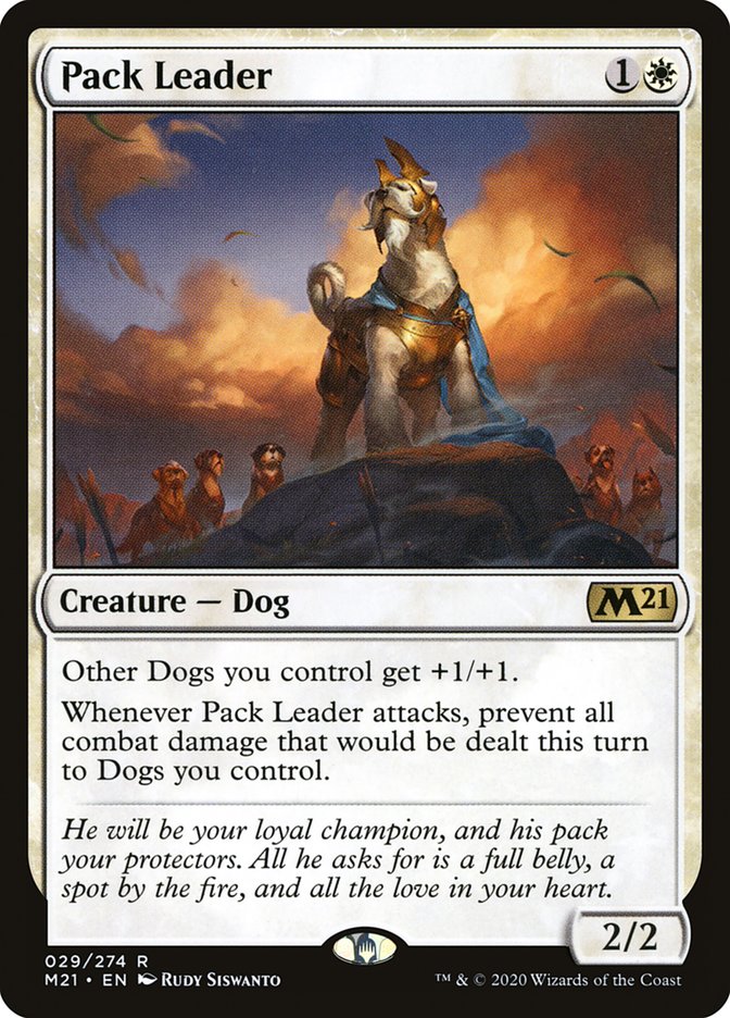 MTG Card Title: Pack Leader M21/29