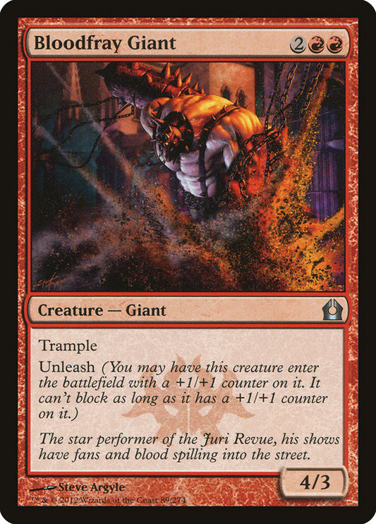 MTG Card Title: Bloodfray Giant RTR/89