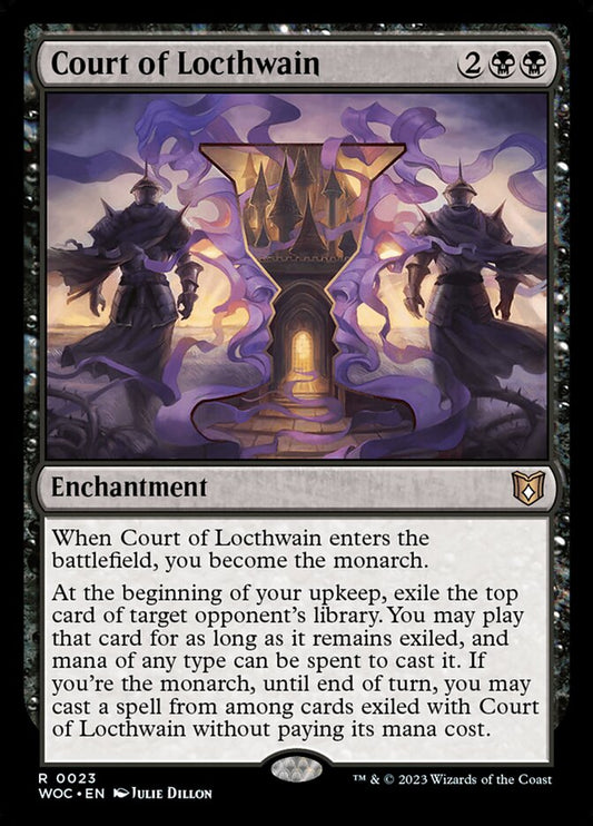 MTG Card Title: Court of Locthwain WOC/23