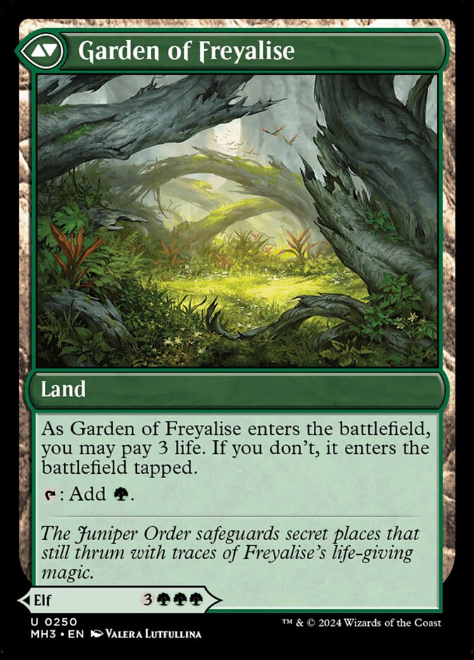 Disciple of Freyalise // Garden of Freyalise MH3/250