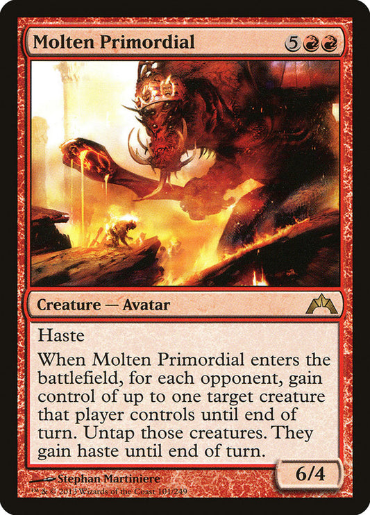 MTG Card Title: Molten Primordial GTC/101