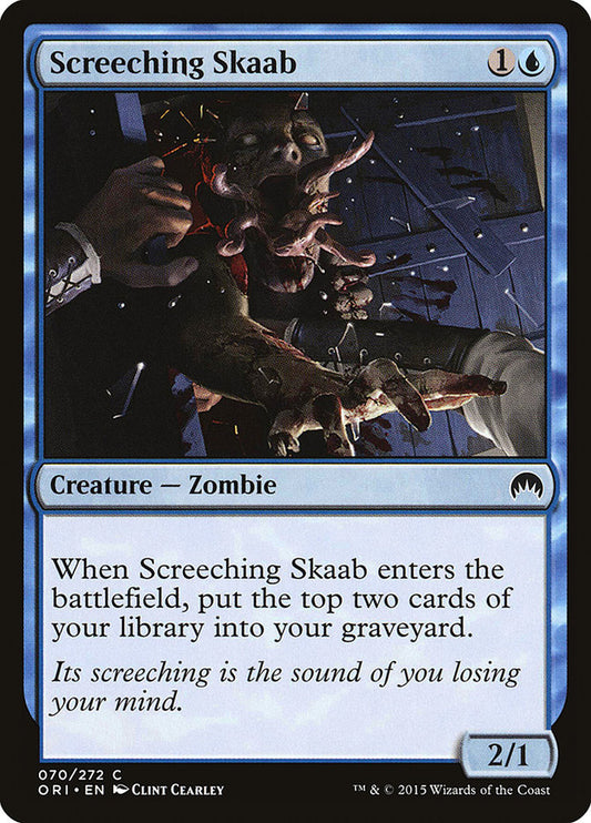 MTG Card Title: Screeching Skaab ORI/70