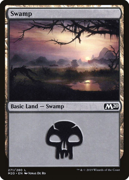 MTG Card Title: Swamp M20/271