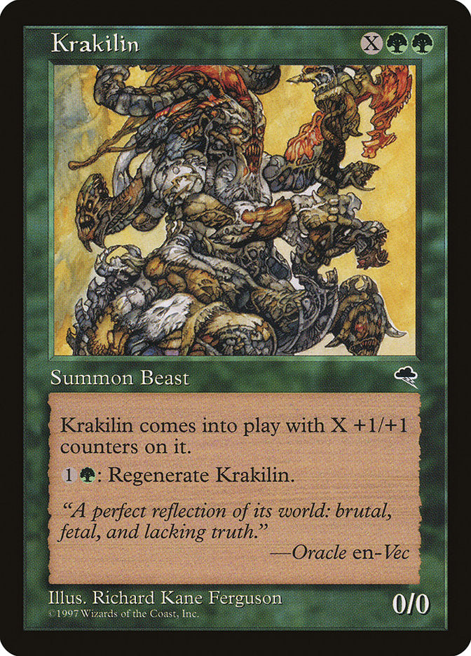 MTG Card Title: Krakilin TMP/235