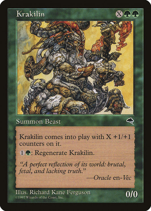 MTG Card Title: Krakilin TMP/235