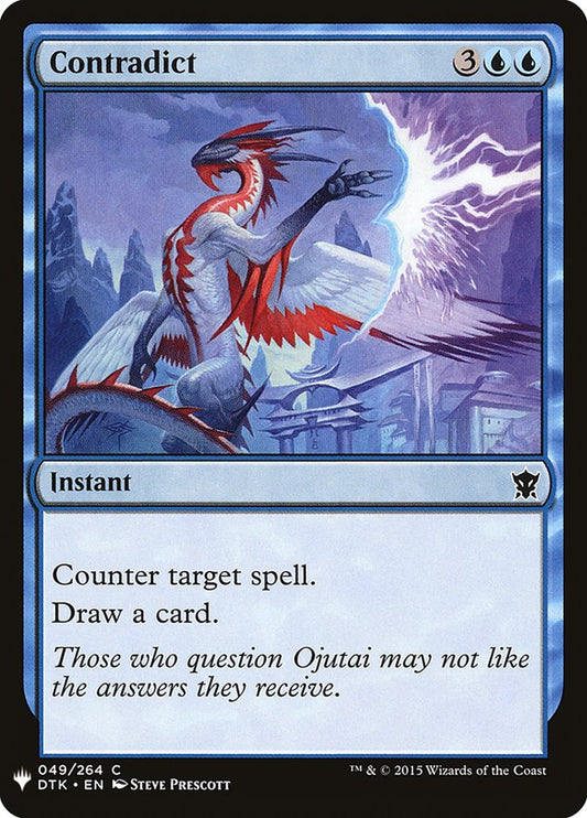 MTG Card Title: Contradict PLST/DTK-49