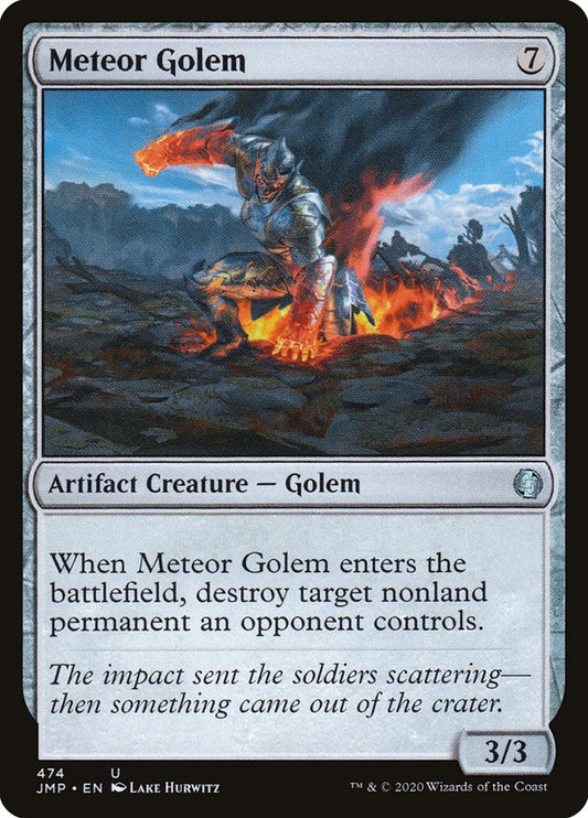 MTG Card Title: Meteor Golem JMP/474