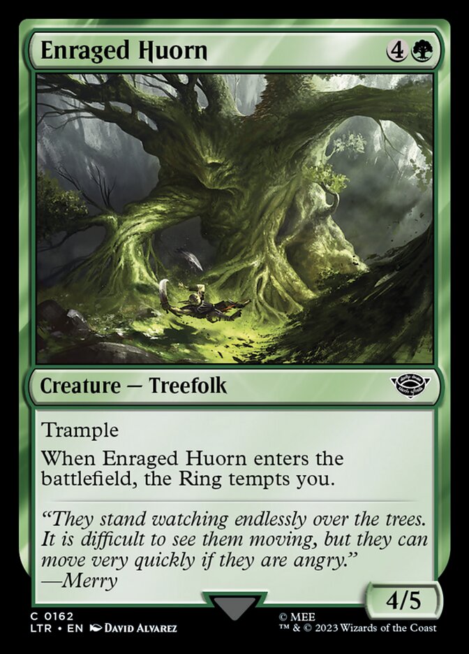 MTG Card Title: Enraged Huorn LTR/162