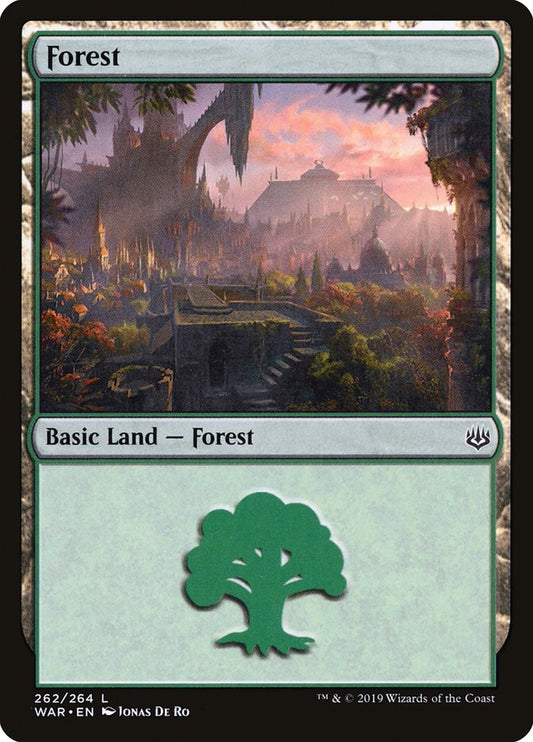 MTG Card Title: Forest WAR/262