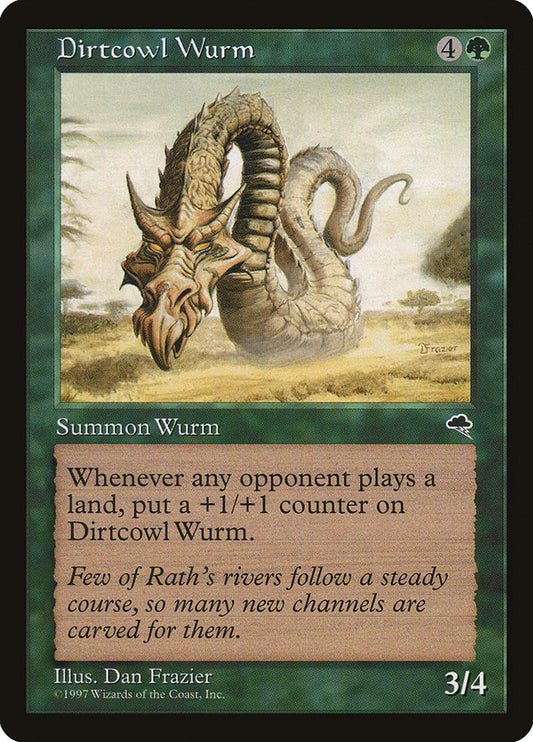 MTG Card Title: Dirtcowl Wurm TMP/221
