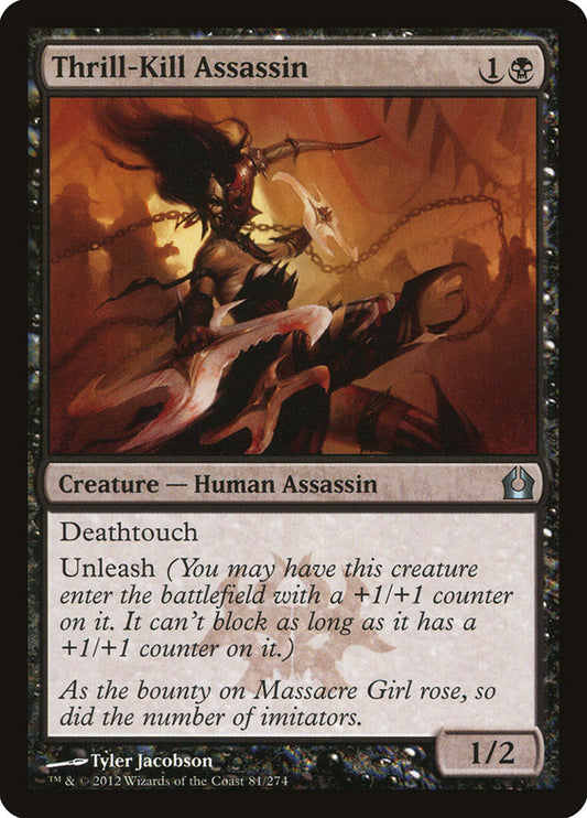 MTG Card Title: Thrill-Kill Assassin RTR/81