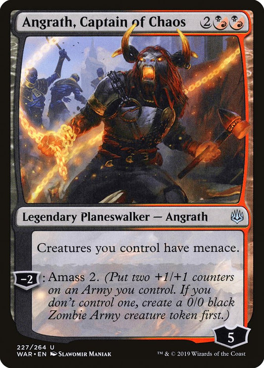 MTG Card Title: Angrath, Captain of Chaos WAR/227
