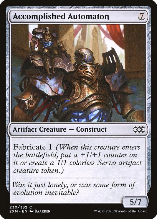 MTG Card Title: Accomplished Automaton 2XM/230