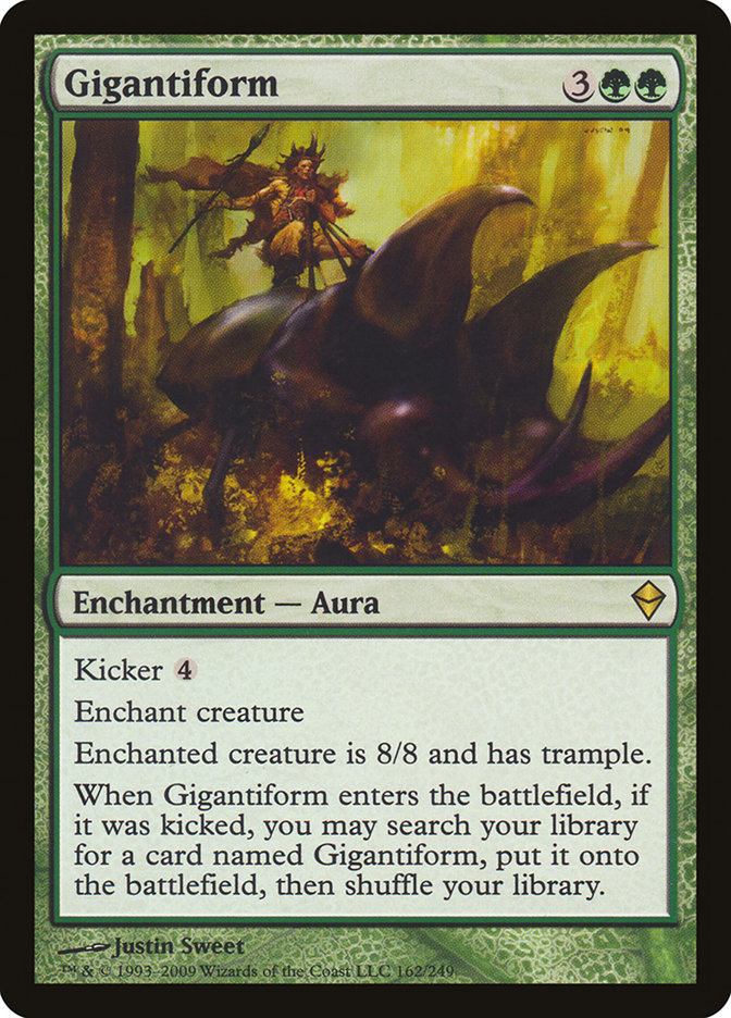 MTG Card Title: Gigantiform ZEN/162