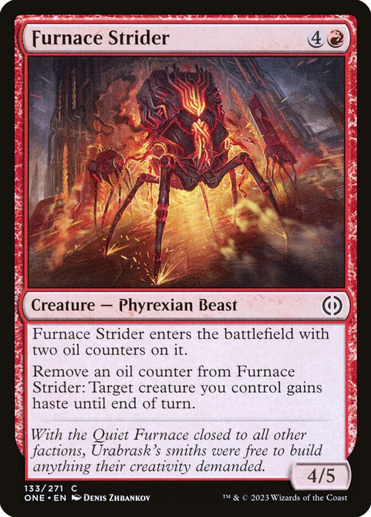 MTG Card Title: Furnace Strider ONE/133