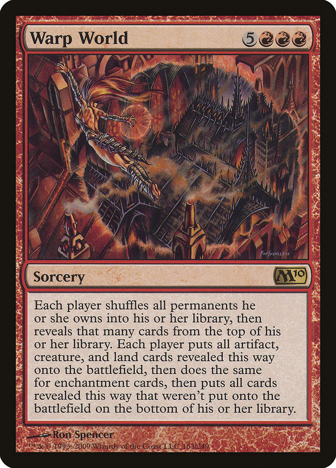 MTG Card Title: Warp World M10/163