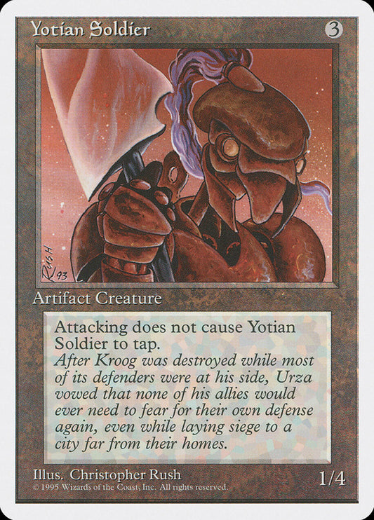 MTG Card Title: Yotian Soldier 4ED/360