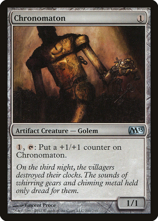 MTG Card Title: Chronomaton M13/201