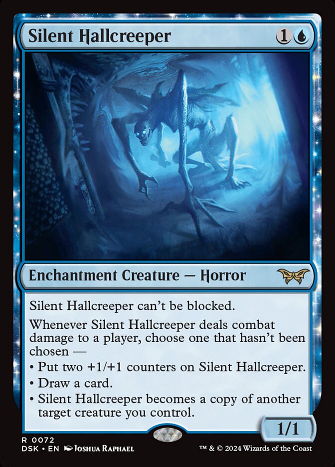 MTG Card Title: Silent Hallcreeper DSK/72