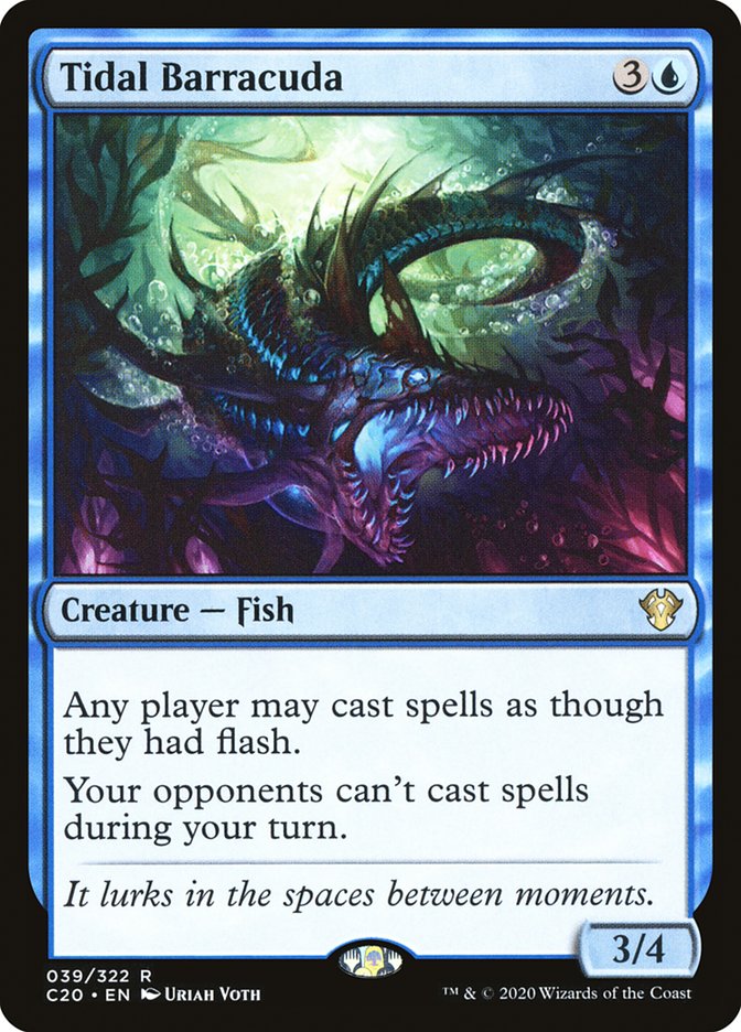 MTG Card Title: Tidal Barracuda C20/39