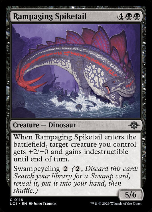 MTG Card Title: Rampaging Spiketail LCI/116