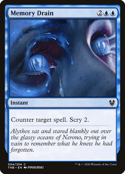 MTG Card Title: Memory Drain THB/54
