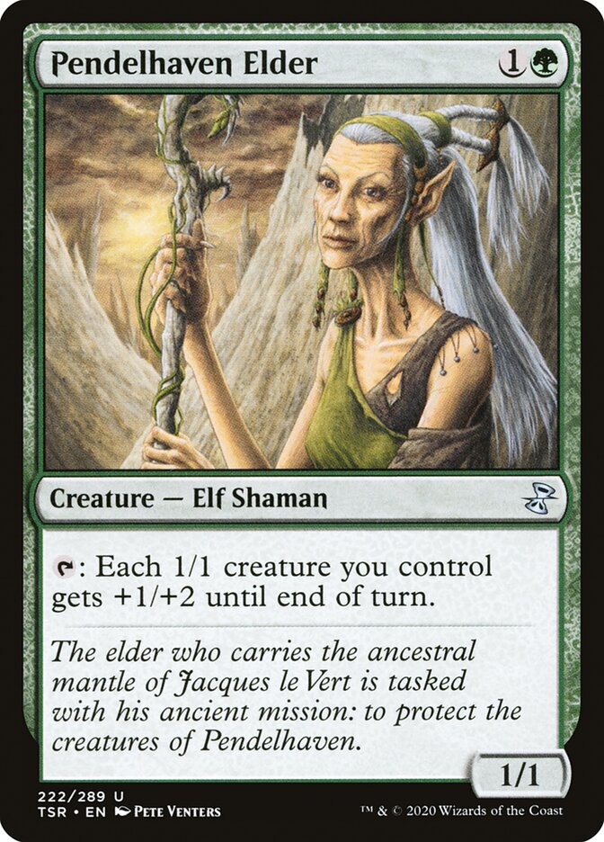 MTG Card Title: Pendelhaven Elder TSR/222