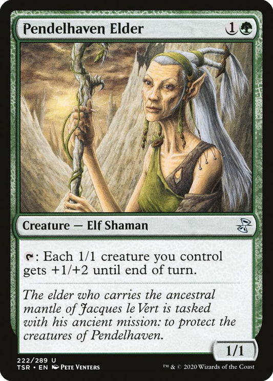 MTG Card Title: Pendelhaven Elder TSR/222