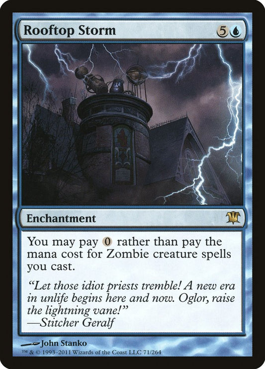 MTG Card Title: Rooftop Storm ISD/71