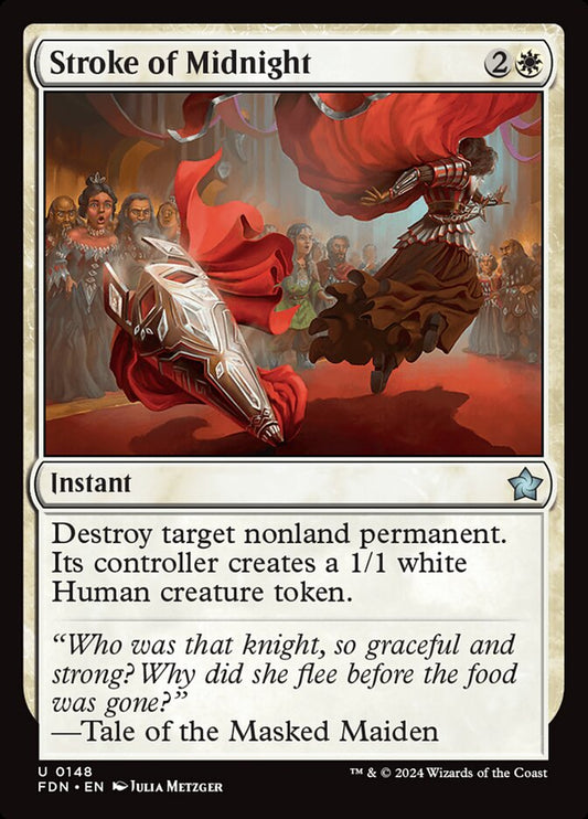 MTG Card Title: Stroke of Midnight FDN/148