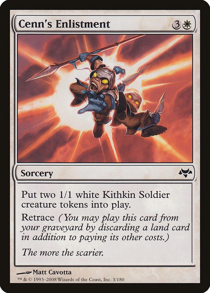 MTG Card Title: Cenn's Enlistment EVE/3