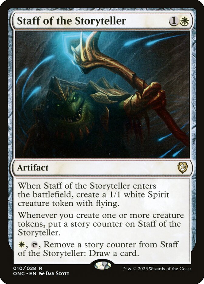 MTG Card Title: Staff of the Storyteller ONC/10
