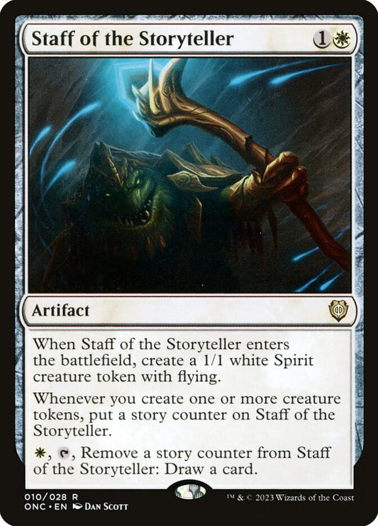 MTG Card Title: Staff of the Storyteller ONC/10