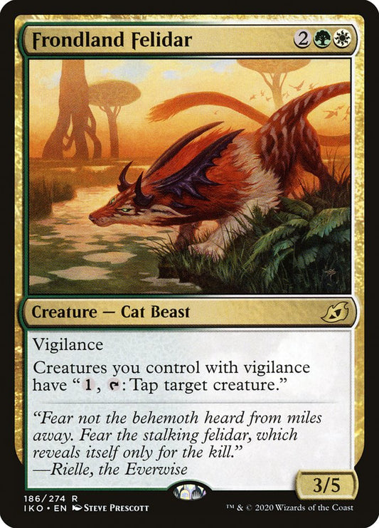 MTG Card Title: Frondland Felidar IKO/186