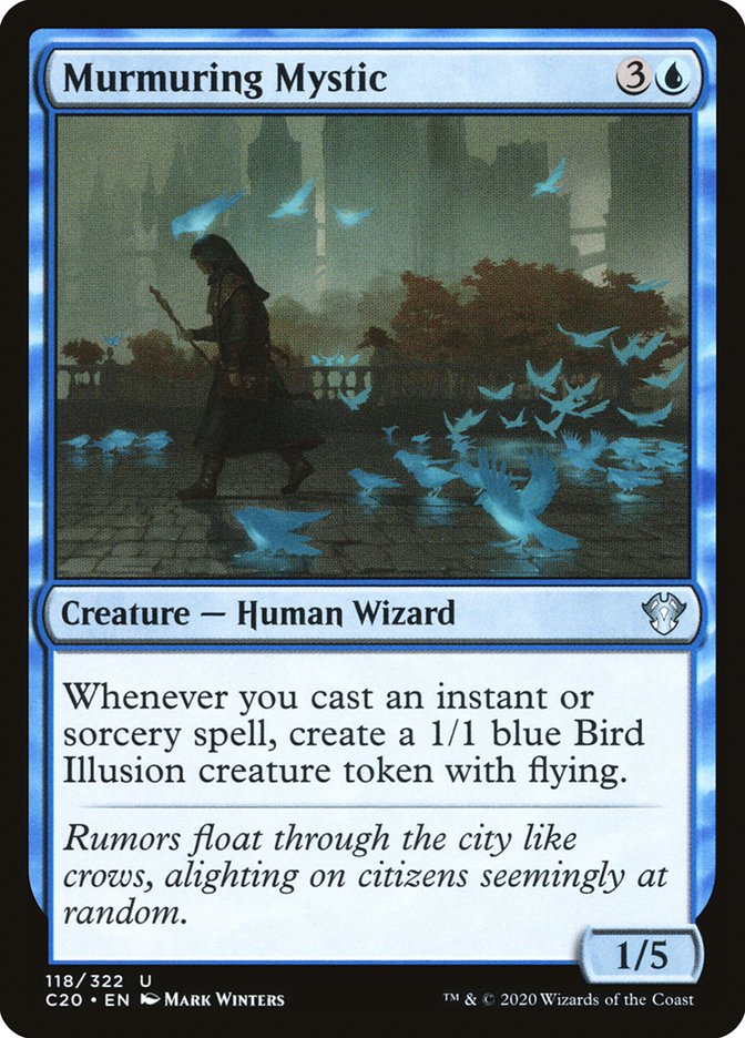 MTG Card Title: Murmuring Mystic C20/118