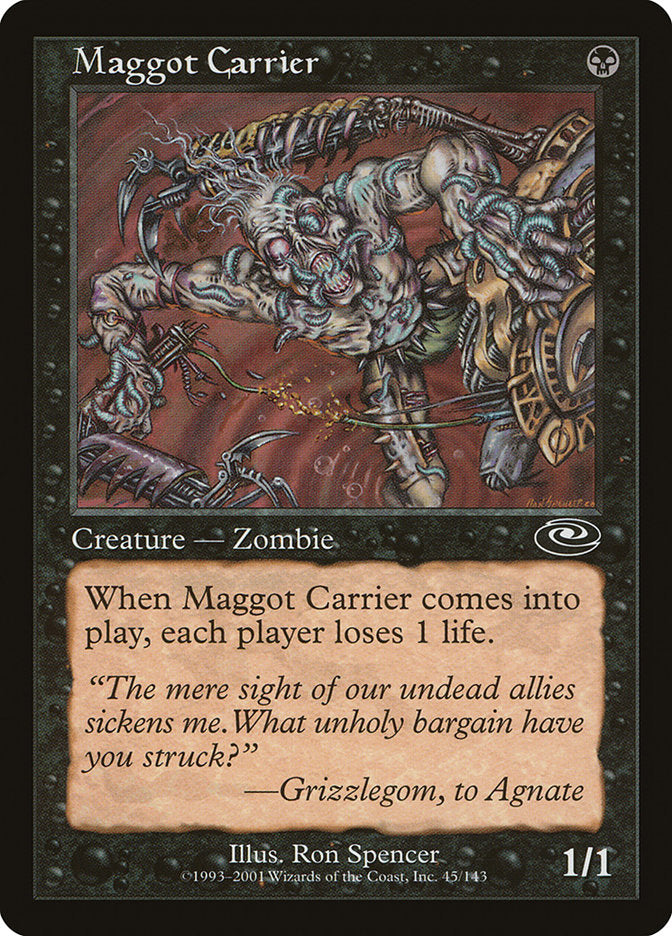 MTG Card Title: Maggot Carrier PLS/45