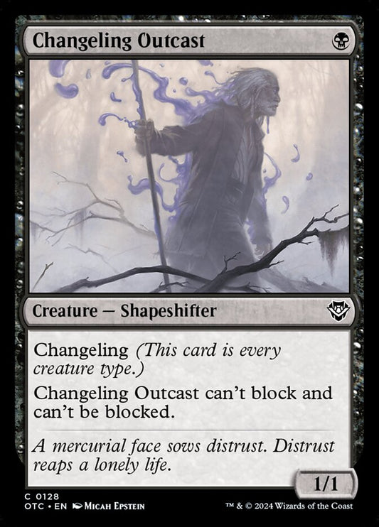 MTG Card Title: Changeling Outcast OTC/128