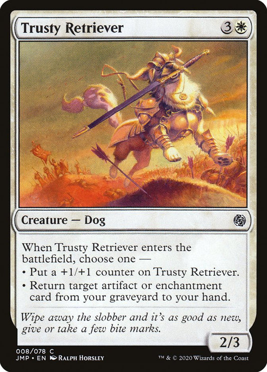 MTG Card Title: Trusty Retriever JMP/8