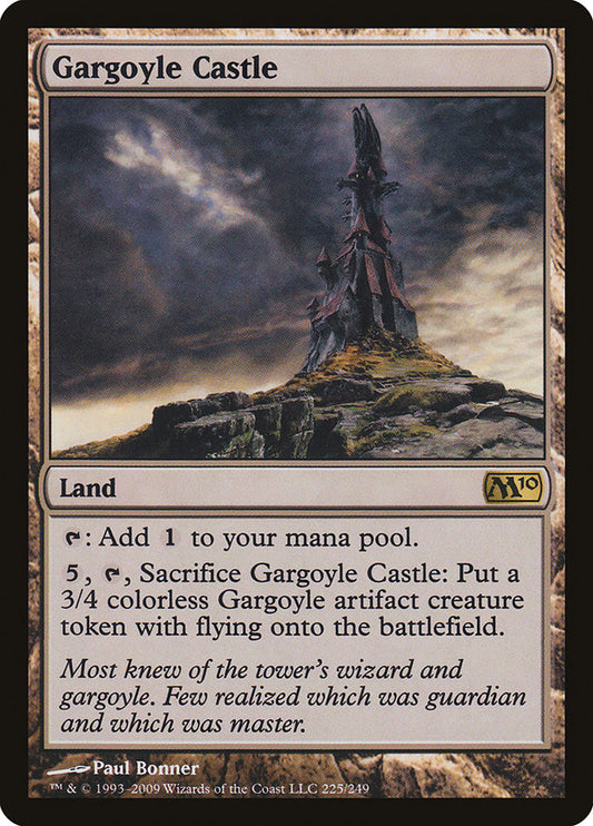 MTG Card Title: Gargoyle Castle M10/225
