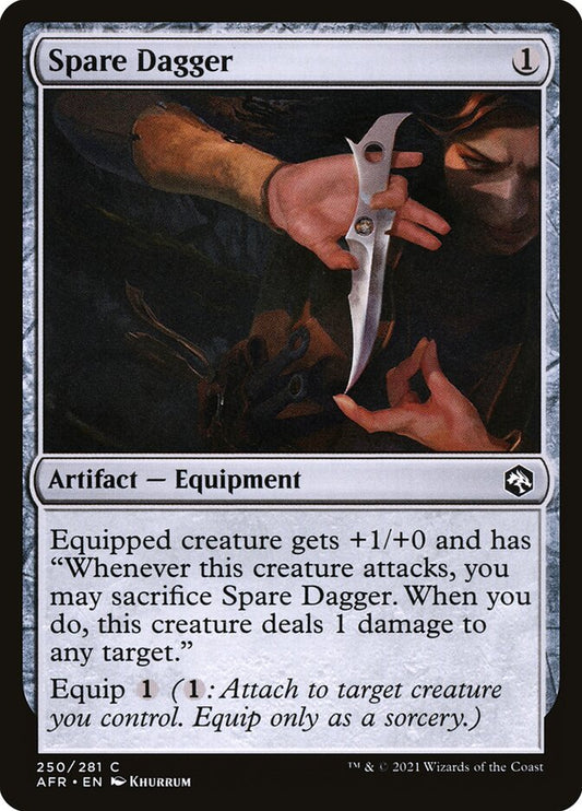 MTG Card Title: Spare Dagger AFR/250